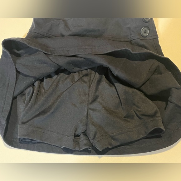 Girls Size 10 Chaps Navy Uniform Skirt/Skort, Knit, Built-in Shorts - Picture 5 of 6